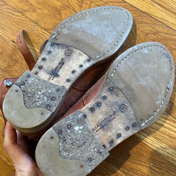 Allsaints cognac brown boots size 36 - Picture 5 of 5